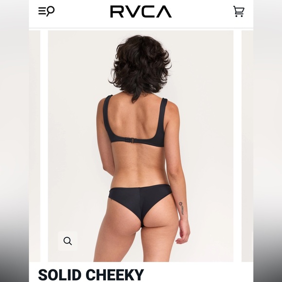 RVCA Black Bikini Bottom - Picture 5 of 5